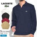 【店内全品P2倍★30日23:59迄】ラコステ 長袖ポロシャツ メンズ ロングスリーブ ポロシャツ LACOSTE LONG SLEEVE POLO SHIRT L1312 ウエア トップス ポロシャツ ワンポイント ワニ 長袖 レッド 赤 ベージュ ホワイト 白 ブラック 黒