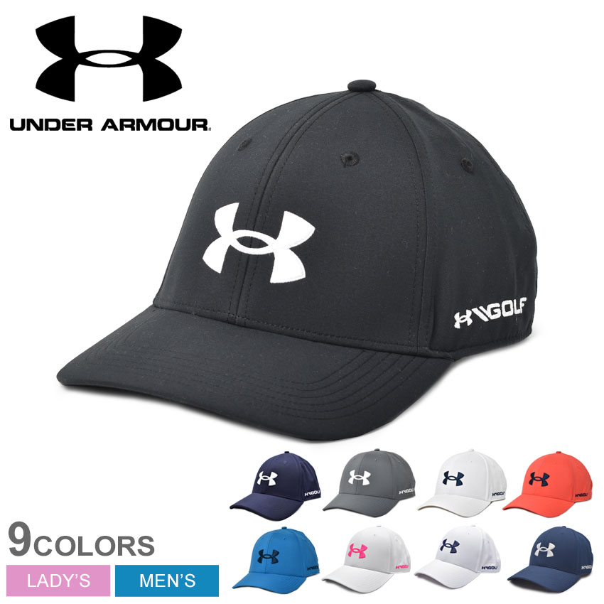 ＼6/5限定！エントリー＆抽選で最大100％ポイントバック／アンダーアーマー 帽子 メンズ レディース ゴルフ96 UNDERARMOUR GOLF98 1361547 キャップ ゴルフ ゴルフウェア サイズ調節 スポーツ 運動 トレーニング 通気性 刺繍 ロゴ