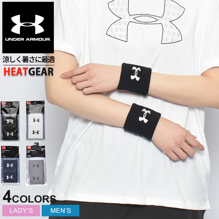 【店内全品P5倍★29日23:59迄】【ゆうパケット配送】 UNDER ARMOUR アンダーアーマー リストバンド パフォーマンス リストバンド 1276991 リストバンド ヒートギア スポーツ トレーニング 運動 …