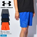 アンダーアーマー ハーフパンツ メンズ ウーブン グラフィックハーフパンツ UNDERARMOUR 1361434 半パン 半ズボン ズボン スポーツ ストレッチ トレーニング カジュアル シンプル 耐久 運動 ポケット ロゴ ブラック 黒