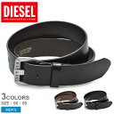 【店内全品P2倍★30日23:59迄】DIESEL ディーゼル ベルト ブルースターベルト BLUE STAR BELT X03721 PR227 H5906 H5907 H5908 メンズ ブランド プレゼント ギフト レザー アクセサリー シンプル 本革 定番 天然皮革 雑貨 おしゃれ 黒