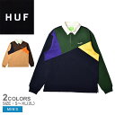 ハフ 長袖ポロシャツ メンズ MIXED UP LS KNIT POLO HUF KN00394 ウェア トップス 長袖 ロングスリーブ ストリート スケーター スケボー シンプル ロゴ プリント ポロシャツ ポロ ラグビー ラグビーポロ ポロラグビー レトロ 襟付き 襟あり