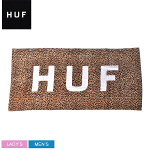 ハフ ビーチタオル メンズ レディース ハフ ビーチタオル HUF HUF BEACH TOWEL AC00360 タオル バスタオル 総柄 ヒョウ柄 ユニセックス おしゃれ ブランド レオパード