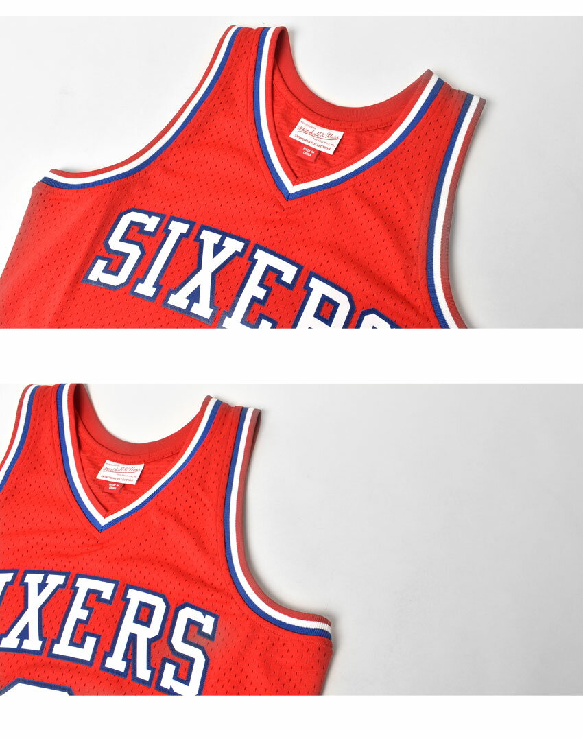 ミッチェルアンドネス ユニフォーム メンズ スイングマン ジャージー フィラデルフィア76ERS 1982-83 ジュリアス アービング MITCHELL ＆ NESS SWINGMAN JERSEY PHILADELPHIA 76ERS 1982-83 JULIUS ERVING SMJYGS18196-P76SCAR82JER NBA 3