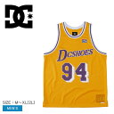 ▼限定クーポンで10%OFF▼【ネコポス配送】DCシューズ スターズ 94 ジャージ タンクトップ メンズ イエロー 黄 DCSHOECOUSA STARZ 9...