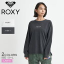 ロキシー START IN THE MOUNTAIN 長袖 Tシャツ 長袖Tシャツ レディース ホワイト 白 ブラック 黒 ROXY RLT234808 トップス ウエア ロンT ロングスリーブ UVカット クルーネック カジュアル スポーティ シンプル サーフ ビーチ おしゃれ