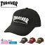 【店内全品P5倍★9日23:59迄】スラッシャー キャップ メンズ レディース マグ ロゴ メルトン 6P キャップ THRASHER MAG LOGO MELTON 6P CAP 22TH-C56 ユニセックス 男女兼用 帽子 メルトン ワッペン ローキャップ ブランド ストリート