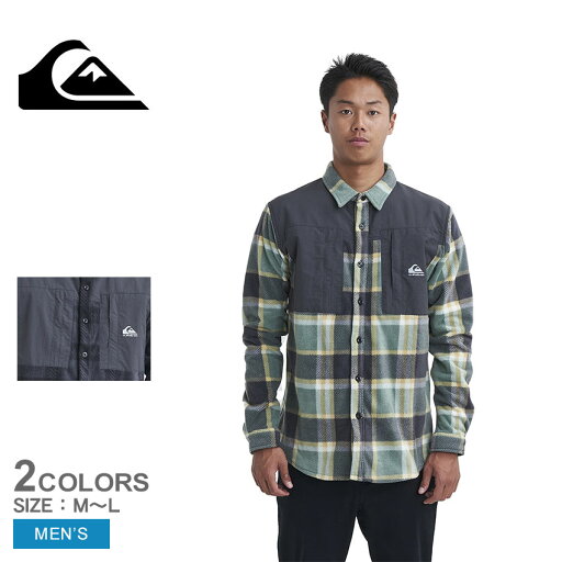 クイックシルバー NORTH SEAS SHIRT シャツ 長袖Tシャツ メンズ グリーン 緑 グレー QUIKSILVER EQYWT04488 トップス ウェア 長袖 シャツ カジュアル ブランド チェック ロゴ サーファー 国内正規品 クイックシルバー NORTH SEAS SHIRT シャツ 長袖Tシャツ メンズ グリーン 緑 グレー QUIKSILVER EQYWT04488 トップス ウェア 長袖 シャツ カジュアル ブランド チェック ロゴ サーファー 国内正規品