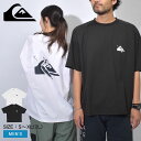 【ネコポス配送】 クイックシルバー ラッシュガード メンズ ブラック 黒 ホワイト 白 QUIKSILVER GLWV PETROGLYPH LOGO SS Q...