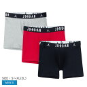 ナイキ メンズ ジョーダン 3パック フライトコットンコア パンツ アンダーショーツ メンズ ブラック 黒 NIKE JM0622 メンズ ボクサーパンツ インナー 下着 ブランド ロゴ シンプル おしゃれ 3枚 ブラック 黒 レッド 赤 グレー