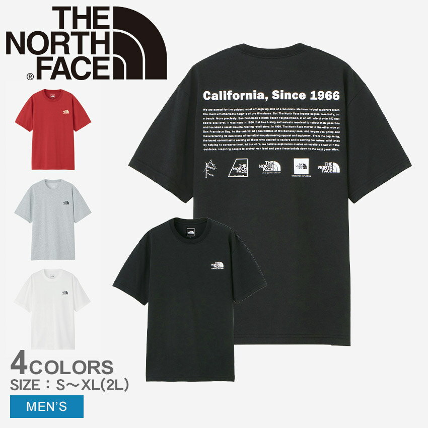 ザ ノースフェイス ショートスリーブヒストリカルロゴティー 半袖Tシャツ メンズ ホワイト 白 ブラック 黒 THE NORTH FACE S／S HISTORICAL LOGO TEE NT32407 ノースフェース トップス ウェア 半袖 ショートスリーブ キャンプ アウトドア