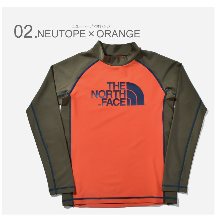 【メール便可】 THE NORTH FACE ザ ノースフェイス 長袖Tシャツ ロングスリーブ サンシェード プルオーバー L／S SUNSHADE PULLOVER NTJ11941 キッズ ジュニア 子供 ノースフェース Tシャツ ロゴ ラッシュガード プール ウォータースポーツ 水辺 海 川 長袖