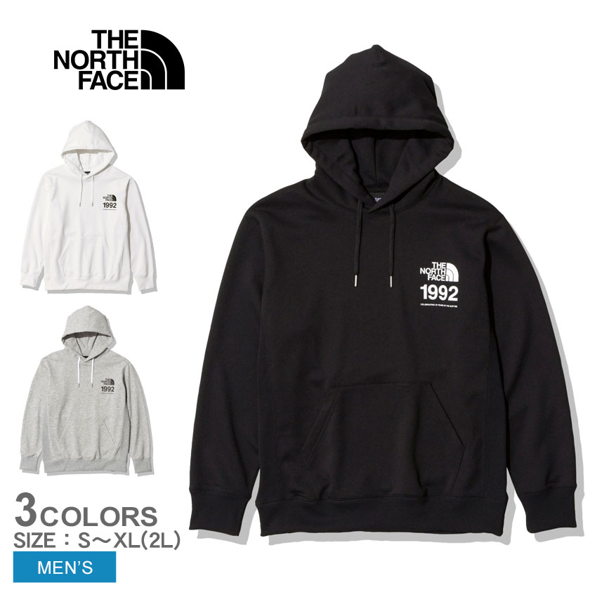 ザ・ノース・フェイス パーカー メンズ ザ ノースフェイス パーカー メンズ 30th ヌプシ スウェットフーディ THE NORTH FACE 30TH NUPTSE SWEAT HOODIE NT62234 ウエア フード スウェット トップス プルオーバー 長袖 ノースフェース 静電気防止 プリント ロゴ ワンポイント