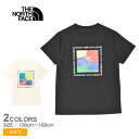 【ネコポス配送】 ザ・ノース・フェイス ショートスリーブゲットモテッドグラフィックティー 半袖Tシャツ キッズ ジュニア 子供 ホワイト 白 ブラック 黒 THE NORTH FACE Getmoted Graphic Tee NTJ32575 トップス ウェア ノースフェース 半袖 ブランド 国内正規品(4)