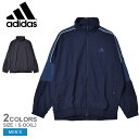 【店内全品P5倍★24日23:59迄】アディダス ジャケット メンズ ルーズフィット ウーブントラックトップ ADIDAS WOVEN TRACKTOP BN644 トップス ジャージ スポーツ トレッキング トレーニング ジム ランニング アウトドア 運動 ブラック ネイビー 黒