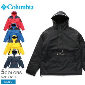 COLUMBIA コロンビア ジャケット チャレンジャープルオーバー CHALLENGER PULLOVER WO1136 メンズ キャンプ フェス アウター ナイロン タウンユース レトロ ストリート アウトドア トレッキング シンプル カジュアル 普段使い 上着 撥水 防水 保温 赤 紺 青 黒 黄