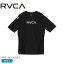 【ゆうパケット配送】 ルーカ LUSH SS ラッシュガード メンズ ブラック 黒 RVCA BE041863 トップス 長袖 サーフィン サーファー スポーツ 運動 スポーティ ウエア ロゴ プリント サーフ クルーネック ブランド UVカット 吸水速乾 速乾 抗菌性 UPF50 紫外線対策