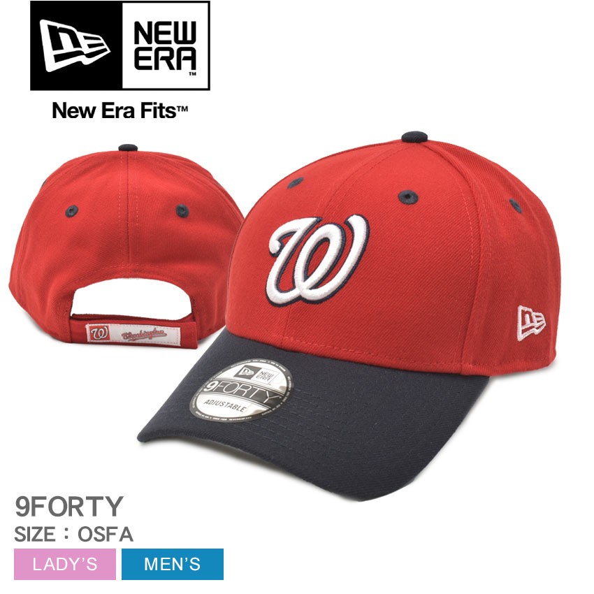 ニューエラ MLB THE LEAGUE 9FORTY COLLECTION 帽子 メンズ レディース ブラック 黒 レッド 赤 NEW ERA 11164899 キャップ 940 ワシントン・ナショナルズ Washington Nationals ベースボールキャップ BBキャップ 野球帽 野球