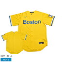 ▼今だけポイント5倍▼ナイキ ボストン・レッドソックス 公式レプリカシャツ ユニフォーム メンズ イエロー NIKE Official Replica Jers...