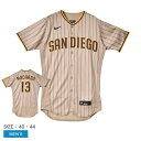 ▼今だけポイント5倍▼ナイキ ユニフォームシャツ メンズ ブラウン 茶 ベージュ NIKE OFFICIAL AUTHENTICJERSEY 8900-PY2R...