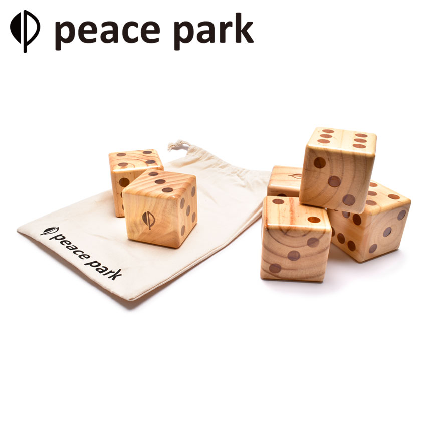 ŹP5ܡ2223:59ۥԡ ѡ  åɥ peace park WOOD DICE PP9020      Ѥ Ĥߤ ֥å  Ǽդ ץ쥼 ե ʥ ١