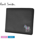 【店内全品P5倍★29日23:59迄】ポール スミス BILLFOLD WALLET 財布 メンズ ブラック 黒 イエロー PAUL SMITH M2A-5321-KZEBRA 本革 ブランド プレゼント 二つ折り 贈り物 シンプル ギフト カジュアル ウォレット シマウマ 動物 アニマル