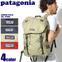 送料無料 PATAGONIA パタゴニア バッグパック アーバーパック 26L ブラック 他全4色ARBOR PACK 26L 47956デイパック リュックサック バッグ 鞄 アウトドアメンズ(男性用) 兼 レディース(女性用)