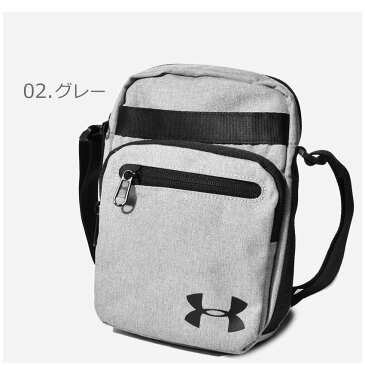 UNDER ARMOUR アンダーアーマー ショルダーバッグ メンズ レディース UAクロスボディバッグ UA CROSSBODY BAG 1327794 ボディバッグ ショルダー 肩掛け 鞄 バッグ スポーツ レジャー アウトドア 運動 コンパクト シンプル グレー 黒 迷彩 カモ柄