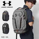 アンダーアーマー バックパック メンズ レディース UAハッスル5.0 バックパック UNDER ARMOUR UA HUSTLE 5.0 BACKPACK 1361176 カバン リュック リュックサック 29L 29リットル タブレット パソコン ブランド アウトドア ジム トレーニング