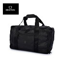 ブリクストン ボストンバッグ メンズ レディース BETA 24 HOUR DUFFLE BRIXTON 05430 ダッフルバッグ バッグパック かばん 2WAY ブランド ジム 運動 スポーツ 旅行 レジャー 部活 大容量 鞄 ブラック 黒