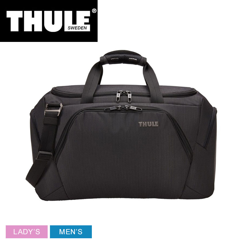 ▼今だけポイント10倍▼スーリー クロスオーバー 2 ダッフル 44L ダッフルバッグ メンズ レディース ブラック 黒 THULE CROSSOVER 2 DUFFEL 44L 3204048 鞄 ボストンバッグ ショルダーバッグ 肩掛け ビジネス スポーツ ジム ワークアウト