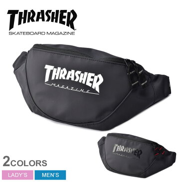 ▼クーポン利用で100円引き▼スラッシャー ボディバッグ メンズ レディース ウエストバッグ THRASHER THR-121 ウエストポーチ ショルダー 斜め掛け プリント バッグ カバン ブランド アウトドア スクール スポーツ スポーティ デイリー おしゃれ お出かけ 部活 耐久性