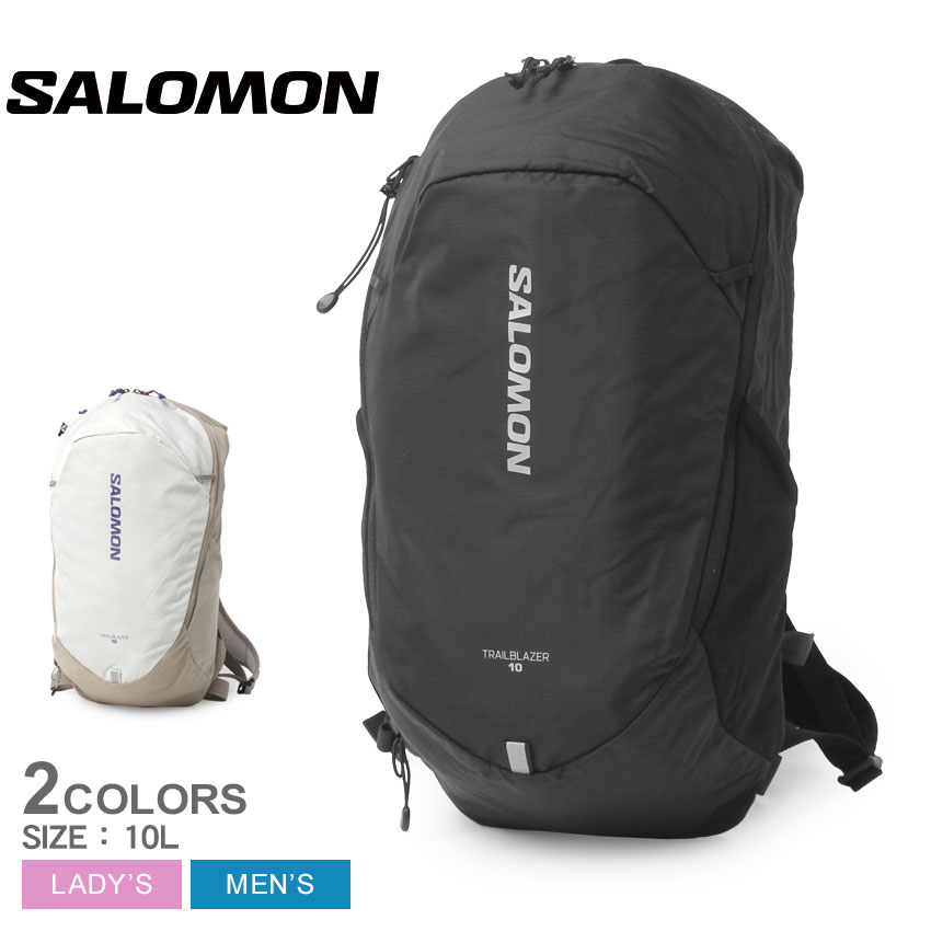 【店内全品P5倍★12日23:59迄】サロモン TRAILBLAZER 10 バックパック メンズ レディース ブラック 黒 グレー SALOMON LC2182900 LC2183100 鞄 かばん バッグ リュック リュックサック シンプル アウトドア ハイキング 旅行 おでかけ レジャー スポーティ アウトドア