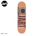 【ラッピング対象外】 ジャート スケートボード CLASSIC DECK デッキ メンズ レディース ブラック 黒 オレンジ JART SKATEBOARDS ...