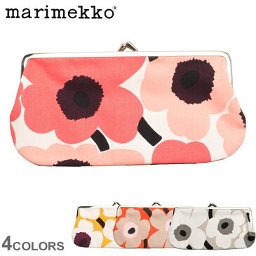 【メール便可】 マリメッコ ポーチ レディース スィルマラスィ クッカロ ミニ MARIMEKKO SILMALASI KUKKARO MINI 48434 財布 小物入れ 花柄 北欧 がま口 雑貨 ウニッコ かわいい おしゃれ 定番 人気 黄 ピンク イエロー