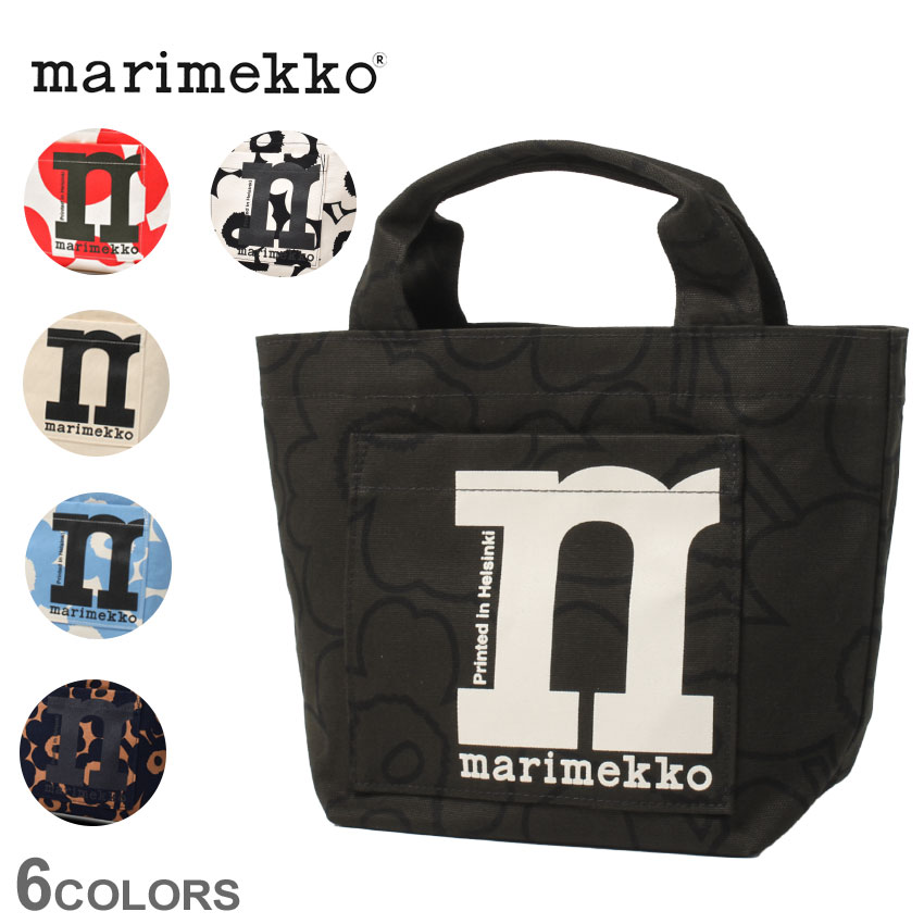 マリメッコ モノ ミニトートバッグ ハンドバッグ ホワイト 白 ブラック 黒 MARIMEKKO MONO MINI TOTE 91975 91979 91970 92197 92444 鞄 ランチトート ミニバッグ 北欧 おしゃれ かわいい ブランド 通勤 通学 弁当 ランチバッグ