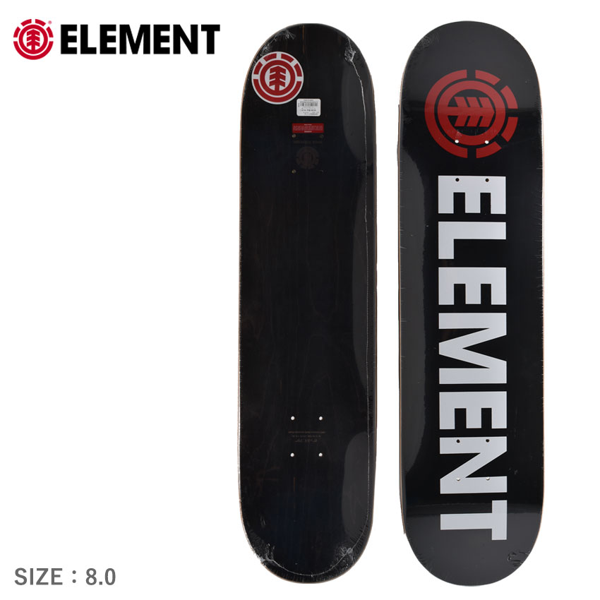 【店内全品P2倍★20日23:59迄】エレメント スケートボード メンズ レディース BLAZIN デッキ 8 ELEMENT BB027119 スケボー ボード スケート ストリート スポーツ ロゴ アウトドア おしゃれ 人気 定番 ブラック 黒 レッド 赤 マルチ