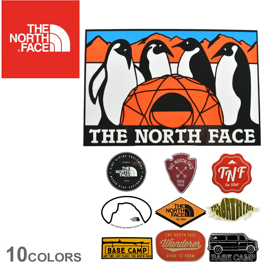 【メール便可】 ザ ノースフェイス シール TNF プリント ステッカー THE NORTH FACE TNF PRINT STICKER NN32121 おしゃれ ロゴ ラップトップ PC パソコン スマフォカバー レトロ アメリカン バス 南極 ブラック 黒 ホワイト 白