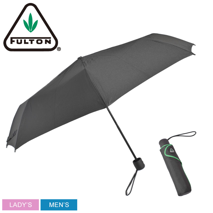 FULTONフルトン傘ブラックハリケーン1HURRICANE1G839026212メンズレディース雨傘雨雨具折りたたみ折り畳みおしゃれシックブランド軽量黒