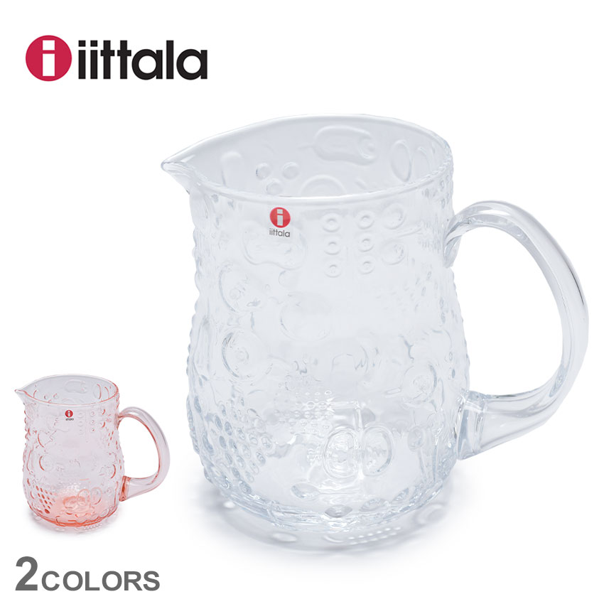 【ラッピング対象外】 イッタラ フルッタ ピッチャー 1L ピッチャー クリア ピンク IITTALA Frutta 1024692 1052675 北欧 雑貨 ピッチャー 水差し ガラス タンブラー 果実 フルーツ インテリア キッチン 食器 料理 ギフト プレゼント 透明のサムネイル