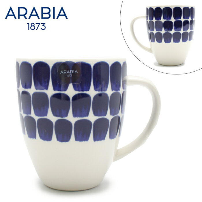 ARABIA アラビア マグカップ トゥオキオ マグカップ 340ml 184670 TOUKIO PARATIISI 北欧食器 コップ 柄 カップ キッチン 用品 インテリア 食器 料理 コーヒー お茶 紅茶 ティー おしゃれ レトロ