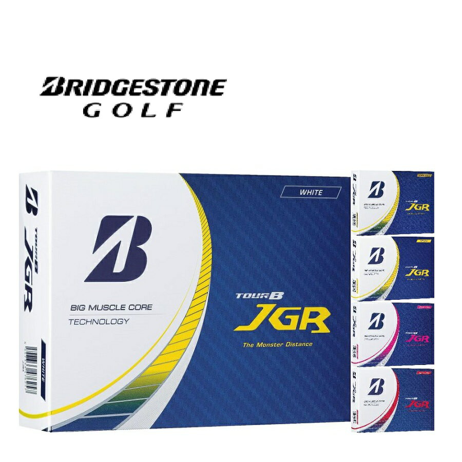 【2023年モデル★即納】BRIDGESTONE(ブリヂストン)ゴルフボール TOUR B JGR 2023年モデル 12球入 パールホワイト J3GX
