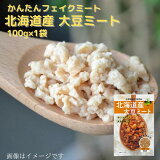 大豆ミート 送料無料 国産 北海道産大豆使用 ミンチ（乾燥）タイプ 100g 化学調味料 無添加 フェイクミート 代替え肉 大豆 高たんぱく ヴィーガン ヘルシー 遺伝子組み換えでない カレー キーマカレー ひき肉 常温 長期保存