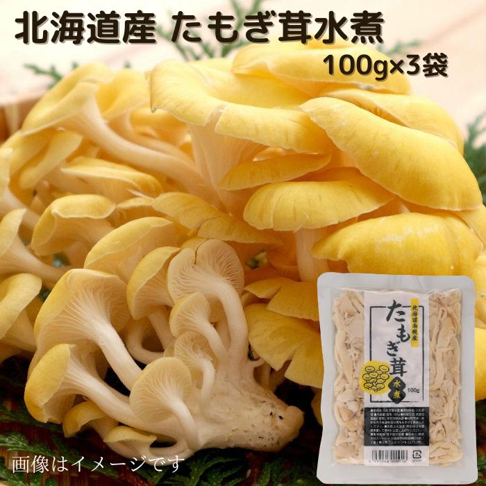 名称たもぎ茸水煮原材料名たもぎ茸内容量固形100g殺菌方法気密性容器に密封し、加圧加熱殺菌保存方法直射日光や高温多湿の場所を避けて保存してください。 開封後は冷蔵庫保管にて早めにお召し上がりください。賞味期限製造日より1年製造者（株）スリービー 北海道空知郡南幌町元町1丁目1番1号備考※納品書（お買い上げ明細書）のペーパーレス化に関しまして 当店では自然環境への配慮、また個人情報保護の取り組みとして、納品書（お買い上げ明細書）発行の廃止を実施しております。そのため当店からお送りしております「注文確認メール」を納品書代わりとさせていただいております。何卒ご理解とご協力の程、よろしくお願いいたします。 　※領収書の発行に関しまして 楽天会員様、非会員様共に、購入履歴詳細から領収書をPDFにて発行できます。 非会員様の方は下記URLより購入履歴が確認でき、領収書の発行が可能です。 https://order.my.rakuten.co.jp/?page=search 何かご不明な点がございましたら下記URLよりご確認ください。 楽天市場「ヘルプ・問い合わせトップ ⇒ 領収書について」 https://ichiba.faq.rakuten.net/detail/000006734北海道産 たもぎ茸水煮 100g×3袋北海道の豊かな自然が育んだ、たもぎ茸の水煮をご自宅で手軽にお楽しみいただける「北海道産たもぎ茸水煮100g×3袋」。このたもぎ茸は、北海道産の新鮮な野菜をそのまま水煮にして長期保存が可能なため、いつでも北海道の味を味わうことができます。常温保存が可能なので、非常食やストック食材としても最適です。きのこ独特の食感と風味を活かした水煮は、様々な料理にアクセントを加えることができ、ご当地グルメとしてもおすすめです。お取り寄せで、北海道の自然を感じる一品をぜひご賞味ください。 袋から開けて水を切ってそのままお使いください。 みそ汁、カレー、肉じゃが、すき焼き風煮、八宝菜、サラダ、和え物、炊き込みご飯、親子丼、クリームシチュー、ソ－ス、スパゲティ、うどん等、和・洋・中どの料理にも適します。たもぎ茸ってどんなきのこなの？タモギ茸はヒラタケ科ヒラタケ属で見た目の形はヒラタケに似ていていますが、色は鮮やかな黄色のきのこです。独特の香りとともによくダシも出るので色々な料理にお使いいただけます。また栄養や成分が豊富に含まれており、美容や健康にも良いと言われている健康きのこです。その驚きの特徴とは？※成分特徴は、体に良い健康効果として一般的に知られているもので、疾患を直すような薬理作用とは異なります。・キノコ嫌いでも食べ残しがありません。 ・煮崩れせずボリューム・歯ごたえしっかり ・レトルト殺菌で常温長期保存OK ・必須アミノ酸、ビタミン、食物繊維が豊富 　食物繊維は100g中 5.8g! ・カット・ほぐし済み、ロス・廃棄ゼロで使えます。