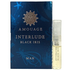 アムアージュ インタルード ブラック アイリス マン オードパルファン お試しチューブサンプル 2ml【Amouage Interlude Black Iris Man EDP 2ml Vial Sample New With Card】