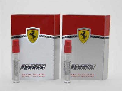 フェラーリ フェラーリ スクーデリア オードトワレ お試しチューブサンプル 2個セット 2x1.5ml【Scuderia Ferrari for Men EDT Vial Sample 1.5ml (Lot of 2)】