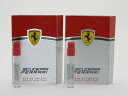 フェラーリ スクーデリア オードトワレ お試しチューブサンプル 2個セット 2x1.5ml【Scuderia Ferrari for Men EDT Vial Sample 1.5ml (Lot of 2)】