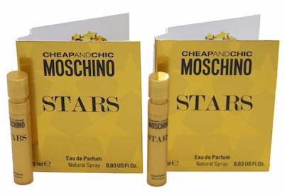 モスキーノ モスキーノ スターズ オードパルファン お試しチューブサンプル 2個セット 2x1.5ml【Moschino Stars EDP Vial Sample 2x1ml (Lot of 2)】