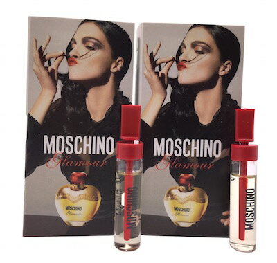 モスキーノ モスキーノ グラムール オードパルファン お試しチューブサンプル 2個セット 2x1.5ml【Moschino Glamour EDP Vial Sample 2x1.5ml (Lot of 2)】