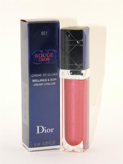 ルージュ ディオール クリーム　デ グロス クリーミー リップ グロス 851 レッドベネチアンサテン【Rouge Dior Creme De Gloss Creamy Lip Gloss 851 Red Venitian Satin New In Box】